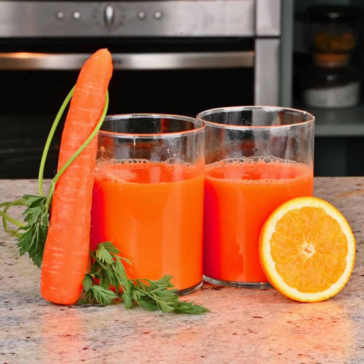 freshly squeezed orange carrot juice - Article 2